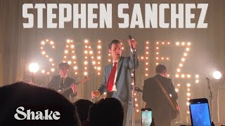 Stephen Sanchez  Shake live 4K  Elvis vibe expressive dance moves D [upl. by Idnal]