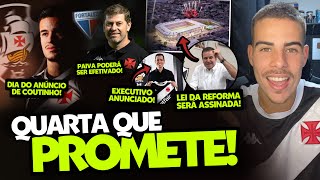 É HOJE ANÚNCIO DE COUTINHO ASSINATURA DA LEI PARA REFORMA DE SÃO JANUÁRIO E VASCO X FORTALEZA [upl. by Wester]