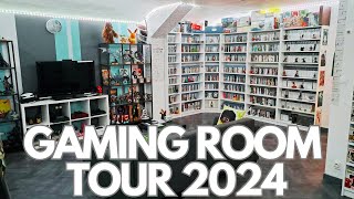 TOUTE MA COLLECTION JEUX VIDEO 2024  GAMING ROOM TOUR [upl. by Naes12]