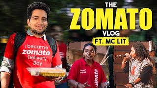 I BECAME A ZOMATO DELIVERY BOY FOR A DAY [upl. by Amiarom831]