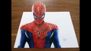 Desenhando o Homem Aranha 3D  Marvel [upl. by Arrac470]