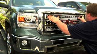 CCI Grille Overlay Upgrades 2014 GMC Sierra [upl. by Idnerb53]