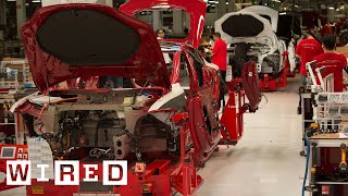 How the Tesla Model S is Made  Tesla Motors Part 1 WIRED [upl. by Elyr18]