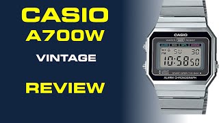 Casio Vintage Collection A700W Review [upl. by Haduj580]