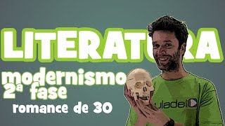 Literatura  Aula 16 Modernismo 2ª fase  Romance de 30 [upl. by Frisse]