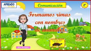 Formamos rimas con nombres de animales [upl. by Ellita38]