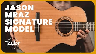 Taylor Meets Mraz Taylor JMSM Jason Mraz Signature Model Nylon Acoustic Guitar Demo amp Review [upl. by Ainoloppa]