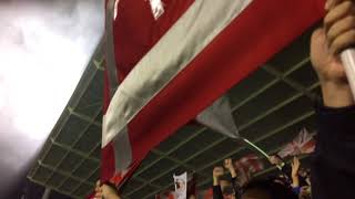 Gli ultras grigiorossi salutano la cremonese vittoriosa contro il Brescia [upl. by Groves]