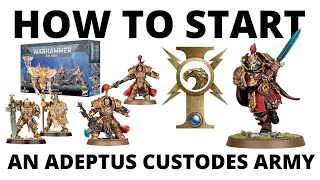 How to Start an Adeptus Custodes Army in Warhammer 40K  Beginners Guide for 10th Edition [upl. by Glad]