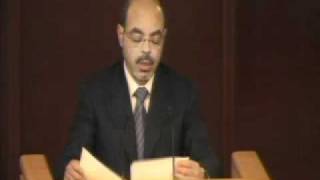 Ethiopian Prime Minister Meles Zenawi gives frank speech on Green Economy Speech [upl. by Etana]