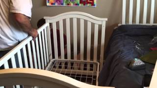 Baby Crib Assembly Timelapse [upl. by Idette]