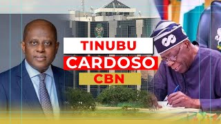 President Tinubu Ask Senate to Confirm CBN Governor Cardoso and His Deputy [upl. by Chancey6]