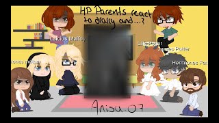 Harry potter parents reeact to drarry and tried to make it seem canon anisa07 [upl. by Nahrut]