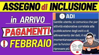 ASSEGNO DI INCLUSIONE FEBBRAIO 2024 ⚠️ NOVITà LAVORAZIONI RICARICA PAGAMENTI ESITI INPS ISEE IMPORTI [upl. by Llertniuq]