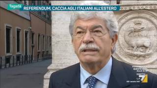 Referendum caccia agli italiani allestero [upl. by Awhsoj]