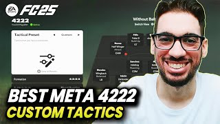 META STARTER 4222 CUSTOM TACTICS FOR FC 25 ULTIMATE TEAM [upl. by Os792]