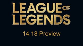 ITS WORLDS Patch 1418 Preview  League of Legends [upl. by Haland]