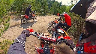 We ride faster Cr500 Af amp 300 Xc  Enduro Krzeszowice Tours Join Us [upl. by Eremaj]