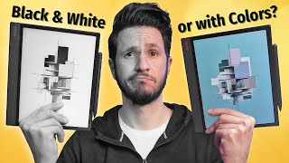 BampW or Color EInk Boox Note Air 3 vs Note Air 3C COMPARISON [upl. by Gutow976]