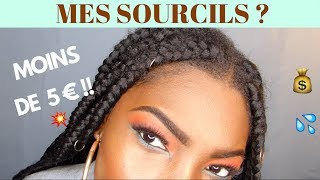 TUTORIEL  SOURCILS ON FLEEK ET PAS CHERS 💜  NODRA [upl. by Adall]