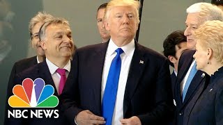 A Look Back At Donald Trump’s Awkward Moments With World Leaders  NBC News [upl. by Ardelia71]