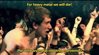 Manowar Die For Metal Subtitulos en Español y lyrics HD [upl. by Durwin]