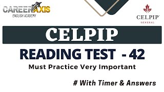 Celpip Reading Mock Test  Celpip Reading Practice Test [upl. by Werby573]