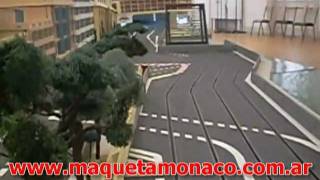 Maqueta Mónaco  Réplica Itinerante del Circuito del GP Mónaco F1  Slot Quilmes [upl. by Laucsap]