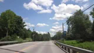 Driving South on Scenic Route 100 in Vermont [upl. by Aerdnek532]