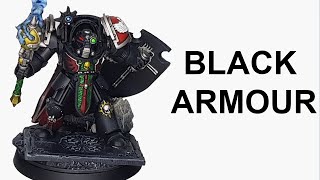 How to Paint Black Armour Deathwing Terminators  Warhammer 40K [upl. by Eisteb]