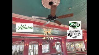 Hunter Sea Air Passport ii Bridgeport and HB Landmark ii Ceiling fans 4k60 Remake [upl. by Wernda]