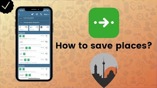 How to save places on Citymapper  Citymapper Tips [upl. by Crescin]