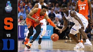 Syracuse vs Duke ACC Basketball Tournament Highlights 2019 [upl. by Saxon]