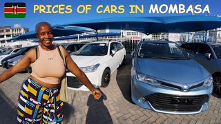 PRICES OF CARS IN MOMBASAKENYA 🇰🇪2024Cars Are Cheaper In Mombasa City [upl. by Rohpotsirhc978]