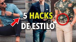 5 HACKS de ESTILO para HOMBRE – ¡Ojo con el 4 [upl. by Nodyroc499]