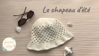 Comment réaliser un chapeau dété au crochet 👒 [upl. by Isiah]