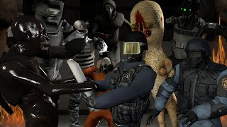 SFM A MTF Guards Day In The SCP Facility [upl. by Ardnassac]