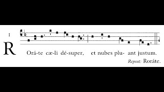 Gregorian Chant Rorate Caeli [upl. by Suzzy558]