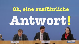 Oh eine ausführliche Antwort  Komplette Bundespressekonferenz vom 2 Mai 2016 [upl. by Rebak]