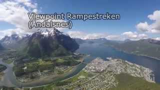 Rampestreken  amazing viewpoint in Andalsnes Norway [upl. by Eerehc]