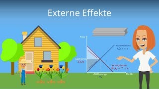 Marktversagen  Externe Effekte Auswirkung auf die Wohlfahrt [upl. by Aihsoem]