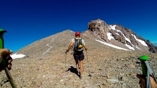 Up Mt Shasta TIME LAPSE ascending nearly 8000 feet in 6 miles [upl. by Heiney885]