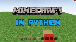 Minecraft Game Built with Python Ursina Engine 🎮🐍 [upl. by Cody576]