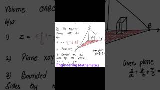 Volume of Tetrahedron higherengineeringmathematics viralmaths mathematics shorts [upl. by Fineman]