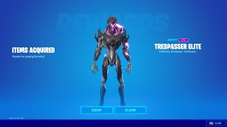 How to Get TRESPASSER ELITE SKIN for FREE in Fortnite [upl. by Brookhouse]