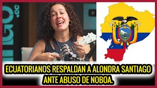 Ecuatorianos respaldan a Alondra ante abuso de Noboa [upl. by Phelgen21]