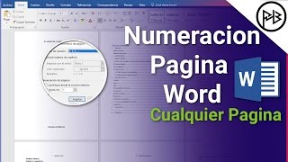 5 Pasos Crear una Numeración en Word Pagina Que Quieras 2017 [upl. by Rosner202]