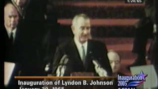 President Johnson 1965 Inaugural Address [upl. by Druce]