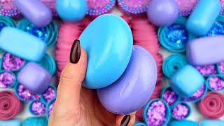 Compilation set★ASMR SOAP★Crushing soap★Cutting soap cubes★FOAMampGLITTERampSTARCH★ [upl. by Ava]