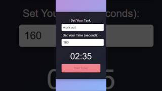 Create a Dynamic Countdown Timer for Any Task Using HTML CSS Bootstrap and JavaScript [upl. by Rafaj471]